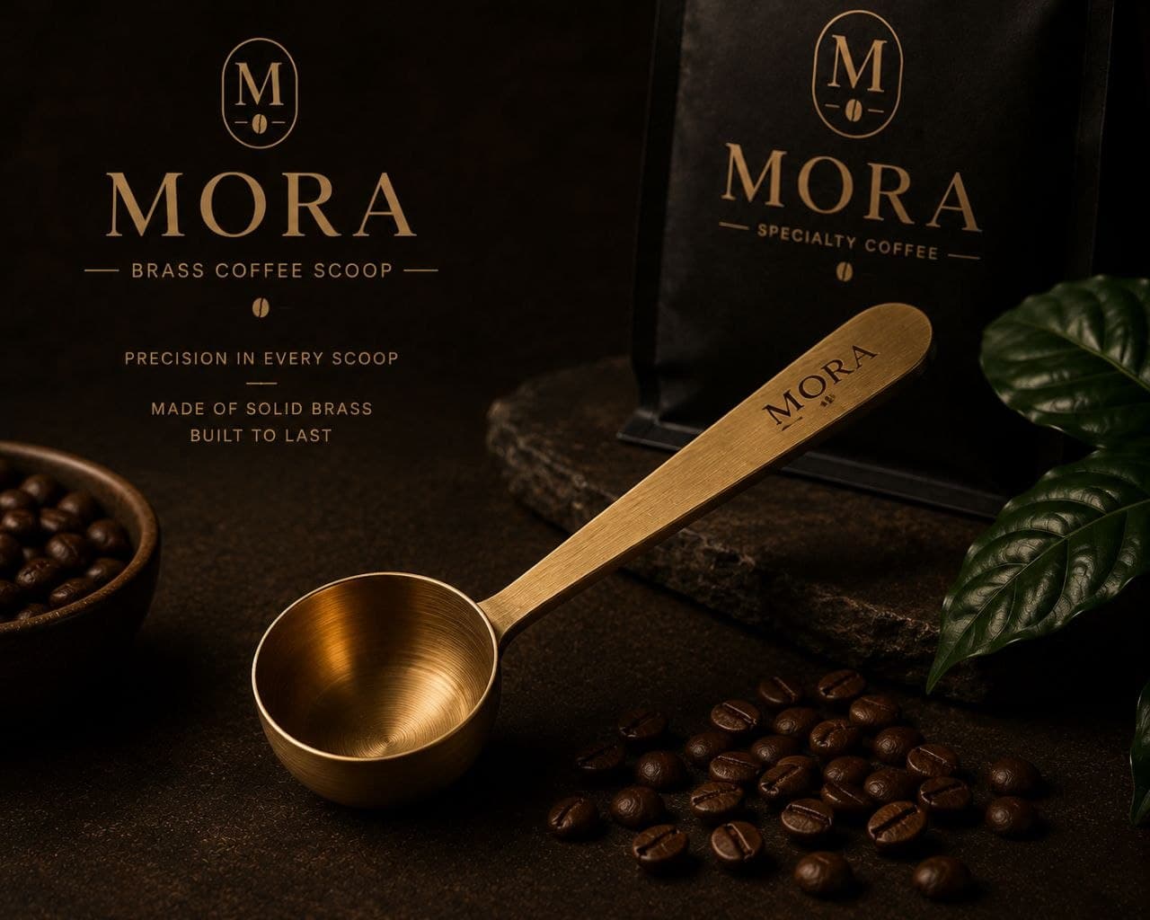 Brass Coffee Scoop
